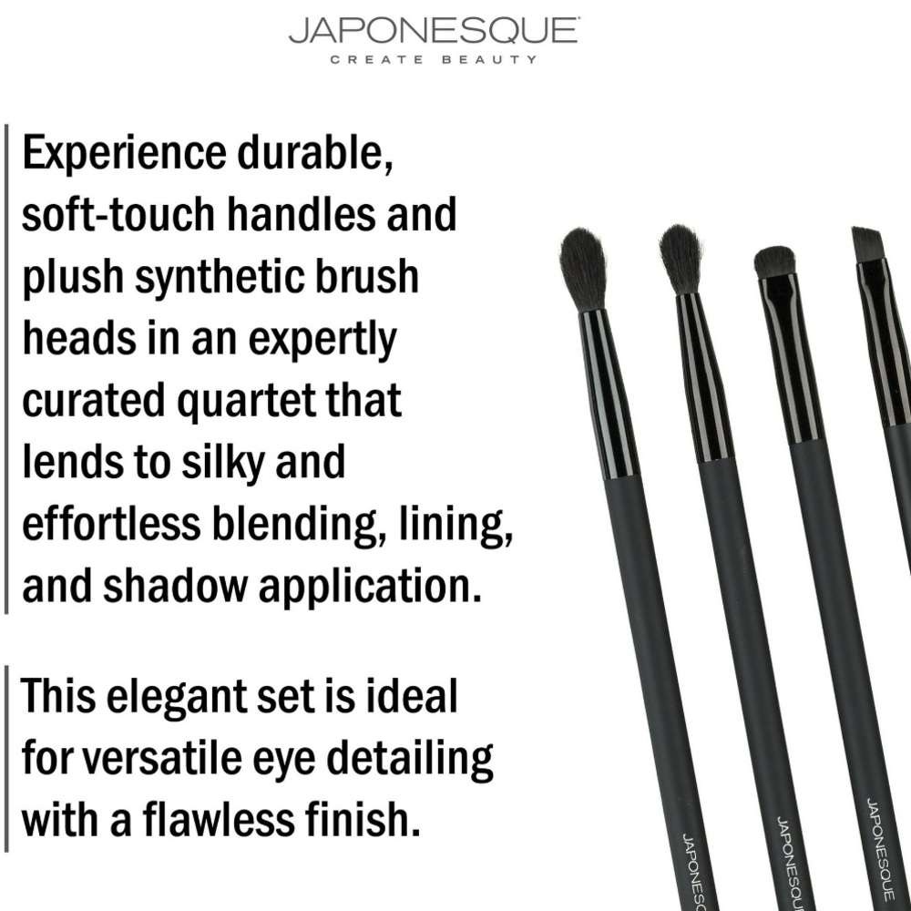 Japonesque Essential Eye Brush Set NIB